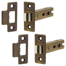Decoranddecor 2.5 Inch Tubular Mortice Latch for Internal Doors, Fire Rated