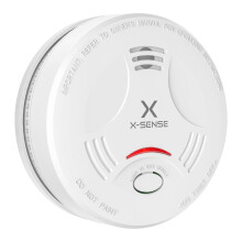 X,Sense Smoke Alarm for Home, 10,Year Battery Fire Alarm, LED Indicator &