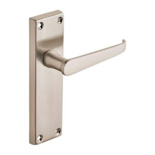 Designer Levers , Victorian Straight Long Lever Latch Door Handle , Satin