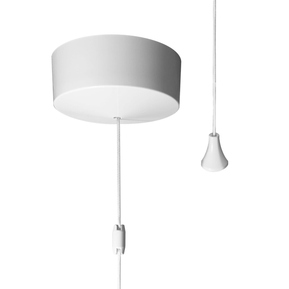 Photos - Other Electrical Equipment Evoges 6AX 2,Way Ceiling Pull Cord Switch , Raised Rounded Plastic , No