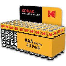 Kodak, Xtralife, AAA, Alkaline, Batteries, Shelf, Life, Each, Battery, Ideal, High-Drain, Low-Drain