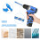 HPMAISON Concrete & Masonry Drill Bit Set, 7Pcs Four Cutting Edges 6