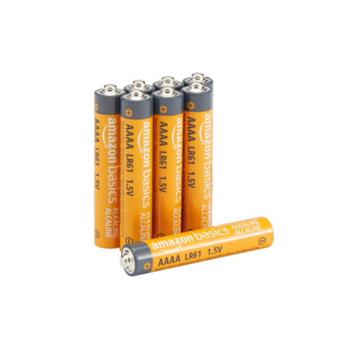 Amazon Amazon, Basics, AAAA, Alkaline, High-Performance, Batteries, Volt, Shelf, Life, 8-Pack, 1, 5