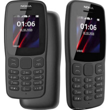 Nokia, Dual, Sim, Dark, Grey, LED, Torch, FM, Radio, Big, Button, Phone