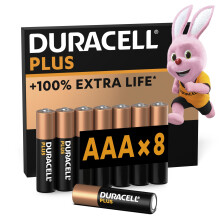 Duracell, AAA, Batteries, Alkaline, Up, Extra, Life, Reliability, Everyday, Devices, Plastic, Packaging