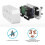VINTAR, Double, Plug, Adaptor, USB, Way, Plugs, Extension, Multi, Sockets, Wall, Charger 6