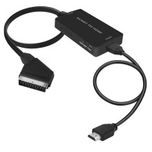 Scart, HDMI, Converter, Cable, Full, HD, Switch, Video, Audio, HDTV, Monitor, Projector