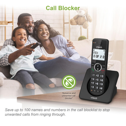 VTech VTech, ES2000, DECT, Cordless, Phone, Nuisance, Call, Blocker, Easy-to-Read, Backlit, Display, ECO 2