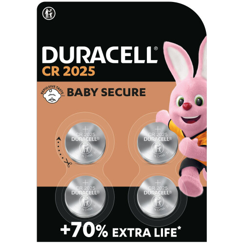 Duracell Duracell, CR, Blister, Packs, Batteries, 4, 2