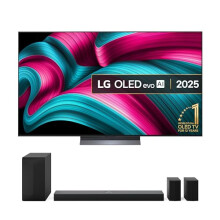 LG, OLED65C55LA, OLEDevo, AI, UHD, Smart, TV, US70TR, Home, Cinema, Soundbar, 65-Inch