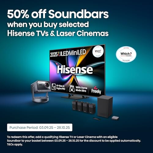 Hisense Hisense, QLED, Smart, AI, TV, Hi-View, Engine, Game, Mode, Dolby, Atmos, Quantum 1