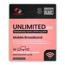 Three, Unlimited, Data, SIM, Uncapped, Preloaded, MONTHLY, Until, August, Plug, Play, Routers