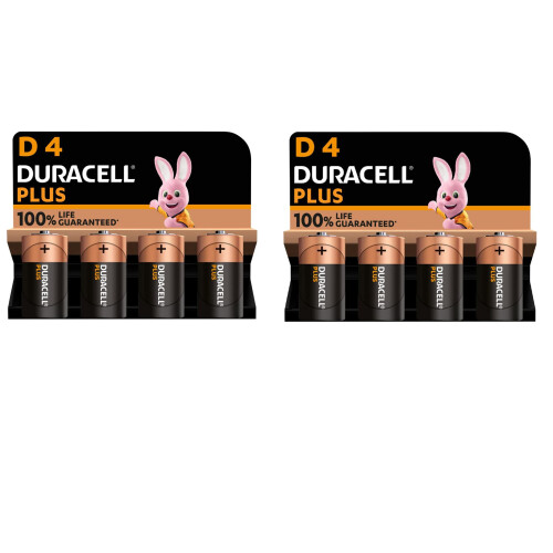 Duracell Duracell, MN1300, Power, Alkaline, Size, Batteries, 8