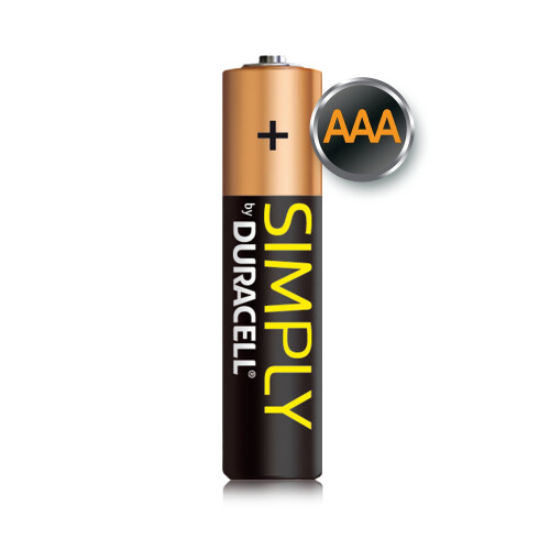 Duracell Duracell, Simply, Alkaline, AAA, Batteries, 6 1