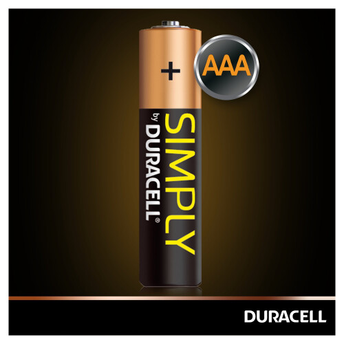 Duracell Duracell, Simply, Alkaline, AAA, Batteries, 6 2
