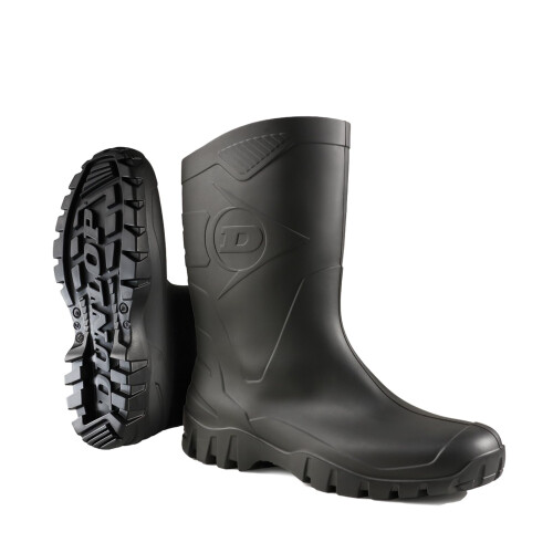 Dunlop Dunlop, DEE, Half, Length, Black, Wellingtons, Size, UK, 6