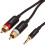Amazon Amazon, Basics, RCA, Adapter, Cable, 3, 5, mm, 2-Male, 1, 2, 5-Pack 1