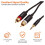 Amazon Amazon, Basics, RCA, Adapter, Cable, 3, 5, mm, 2-Male, 1, 2, 5-Pack 3