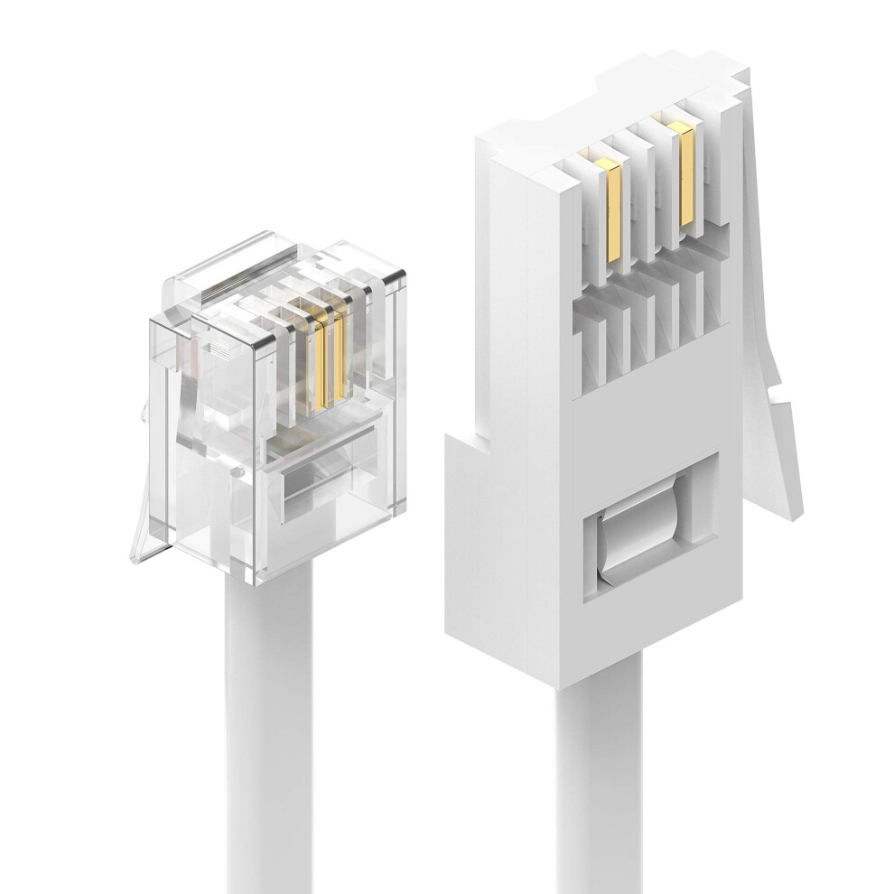 Ancable, Rj11, Telephone, Cable, Landline, Adsl, Modem, Bt, Plug, Male, Broadband, Only 11699149