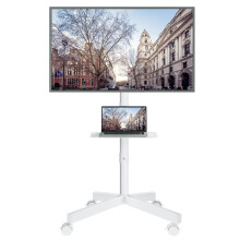 BONTEC, Mobile, TV, Stand, Wheels, Tilt, Rolling, LED, LCD, OLED, Flat&Curved, TVs