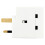 Status Status, Way, Multi, Plug, Adaptor, UK, Type, Socket, Extension, Home, Office, White 1