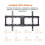 Amazon Amazon, Basics, Low-Profile, TV, Wall, Mount, Horizontal, Post-Installation, Levelling, TVs, Black, 81 5