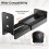 PUTORSEN, Soundbar, Wall, Mount, Bracket, Speaker, Dual, Holds, Depth, Adjustable, Inches, Black 3