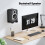 PUTORSEN, Soundbar, Wall, Mount, Bracket, Speaker, Dual, Holds, Depth, Adjustable, Inches, Black 6