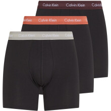 Calvin, Klein, Men, Stretch, Boxer, Briefs, Black, B-, Rock, Ridge, Fudge, Bruchetta
