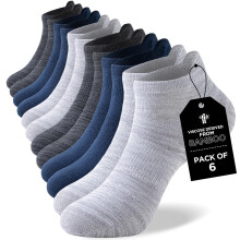 Niorasen, Bamboo, Trainer, Socks, Men, Women, Ankle, Sports, Summer, Anti-Blister, Running, Athletic