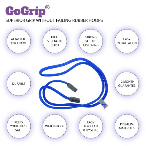 GoGrip, Secure, Glasses, Cord, Spectacle, Spec, Lanyard, Jade 1