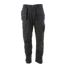 STANLEY, Huntsville, Men's, Polycotton, Holster, Pocket, Utility, Cargo, Work, Trouser, Black, W40/L33