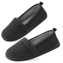 EverFoams, Womens', Memory, Foam, Comfort, Knit, House, Shoes, Light, Weight, Terry, Cloth