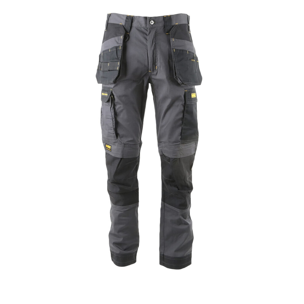 DEWALT, Men's, Fairhaven, Pro-Stretch, Slim, Fit, Holster, Pocket, Work, Trousers, Grey, W36/L33