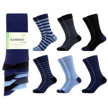 WeciBor, Men's, Bamboo, Fiber, Socks, Smart, Breathable, Soft, Casual, Size, 6-Pack, 8-12