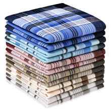 Aomig, Men's, Handkerchiefs, Soft, Cotton, Gents, Pocket, Squares, Assorted, Men, Women, Classic