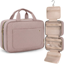 BAGSMART, Hanging, Toiletry, Bag, Travel, Large, Wash, Womens, Cosmetic, Holidays, Organiser, Full