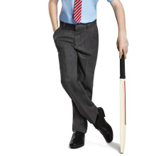 Listers, Schoolwear, Boys, Elasticated, Pull, Up, School, Trousers, Easy, Dress, Black, Grey