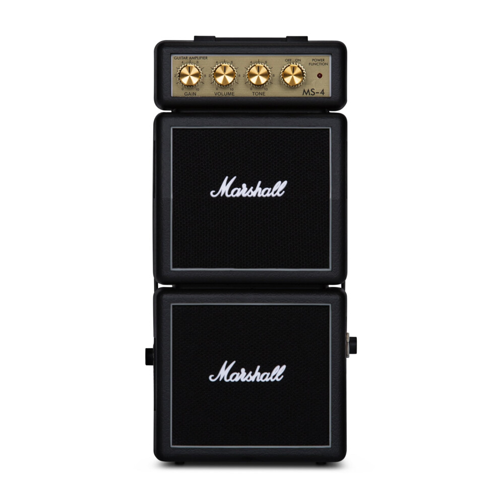 Marshall Ms4, Micro, Amplifier, Stack, Black