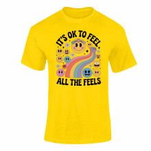 Yellow, Mental, Health, Shirt, Children, VE, Day, Shirts, Girls, Boys, School, Awareness