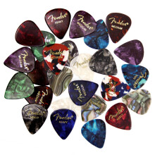 Fender, Picks, Sampler, Includes, Thin, Medium, Heavy, Gauges, Austin, Bazaar, Exclusive, 24