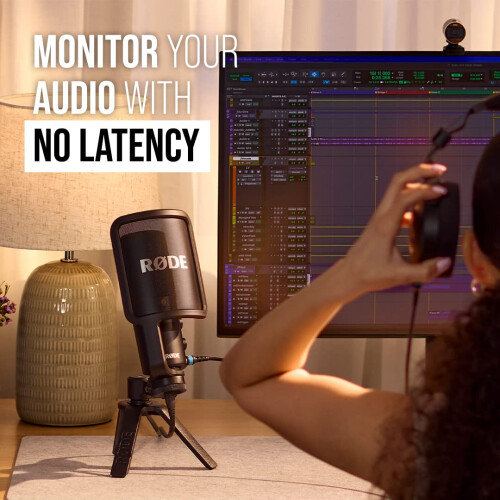 Rode DE, NT-USB+, Professional-Grade, USB, Microphone, Recording, Exceptional, Audio, Directly, Computer, Mobile, Device 2