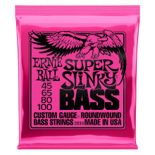 Ernie, Ball, Slinky, Nickel, Wound, Electric, Bass, Strings, Gauge, 45-100