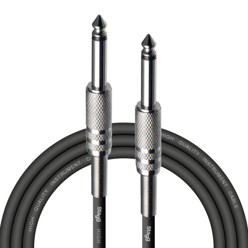 Stagg, SGC3, Phone, Plug, Instrument, Cable, Black, 3m