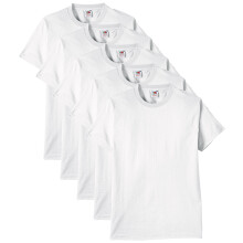 Fruit, Loom, Men's, Heavy, Shirt, White, UK