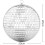Updated, Mirror, Disco, Ball, Hanging, Ring, Silver, Glitter, Great, Party, Dj, Dance 5