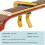 Guitar, Capo, Quick, Change, Acoustic, Electric, Classical, Ukulele, Capotastos, Gold, 6-String 2