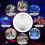 Updated, Mirror, Disco, Ball, Hanging, Ring, Silver, Glitter, Great, Party, Dj, Dance 2