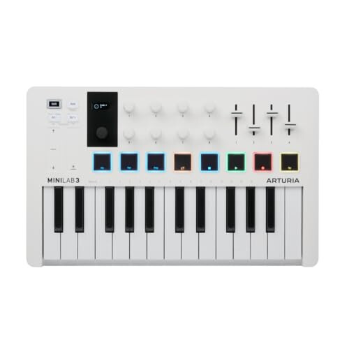 Arturia, MiniLab, Universal, MIDI, Controller, Music, Production, All-in-One, Software, Package, Keys, Multi-Color 1