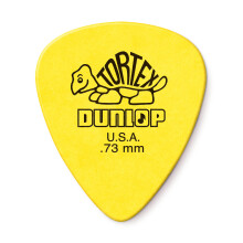 Dunlop, Tortex, Standard, Yellow, Guitar, Pick, 73mm, 24